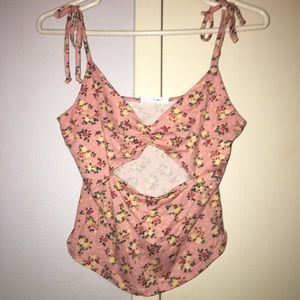WILD HONEY cut out tie-up tank new w/o tags